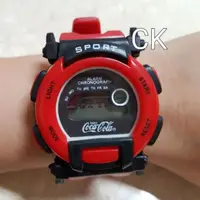 在飛比找蝦皮購物優惠-可口可樂 運動造型手錶 電子錶
