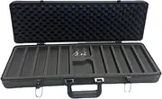 Ｓｉｍｈｏａ Chip Case Game Card Storage Case Suitcase Solid Aluminum Alloy Frame with Handle Portable Storage Container Carrying Case, 500 Chip Capacity