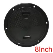 8Inch Access Hatch Round Inspection Hatch Cover Black for Boat & RV Marine Yacht