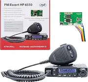 [PNI] CB Escort HP 6550 Radio Station with ECH01 Installed, multistandard, 4W, AM-FM, 12V, ASQ, with Echo Mode