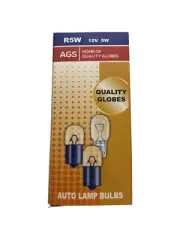 AGS R5W 12V / 5W Halogen Light Bulb BA15S Bayonet Globe (Pack of 10)