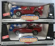 Ertl American Muscle 1965 Shelby Cobra 427 1:18 Scale Diecast Red/Wht 1 Item