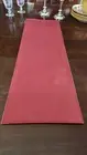 Genuine Leather Table Runner by Limano 12 X 50 Color is True Red For Year Round