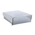 1Set Under Table Storage Box Grocery Storage Drawer Organizer White+Black S2A8