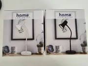 PACK 4 Home Luminaire LED Flexible Desk Lamp Black&White 5ft cord NEW IN BOX