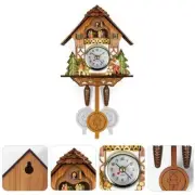 Cuckoo Clock Wooden Cuckoo Birdhouse Wall Clock Home Decor Hanging Cuckoo