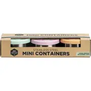 Ever Eco Stainless Steel Mini Containers Spring Pastel 3 Pack