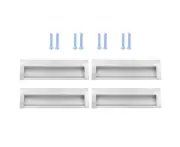 4Pcs / Set Concealed Drawer Handle Wardrobe Door Handle Hardware Product Accessories