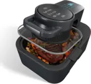 8QT Easy View Non Toxic Air Fryer, 6-In-1 Non-Drawer Digital Air Fryer, Precise