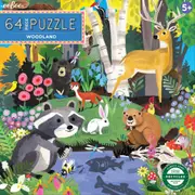 64pc eeBoo Jigsaw Puzzle 38x38cm Kids Educational Fun Play Game Woodland 5+