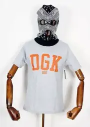 DGK Skateboards t-shirt Tee Past Time Athletic Heather IN S Dirty Ghetto Kids