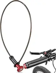 Cycle Lock Cable | Concealed Cable Lock,Anti-Theft Security Chain for Scooters Motorcycles, Outdoor Riding Accessories for Travel Commuting