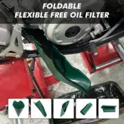 2 Pcs Flexible Oil Funnel Tool for Oil Fill or Drain Reusable 19.7" x 7.9" Green