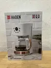Haden Heritage 12 Cup Retro Coffee Maker Machine, Ivory/Copper
