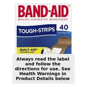 Band-Aid Tough Strips 40 Fabric Strips