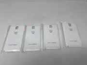 Lot of 4 White Verizon Samsung Galaxy Note 3 Back Cover Battery Doors Plates OEM