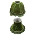 Chandelier Lamp Shade Fringed Trim Handmade Chandelier Lamp for Living Room Wall