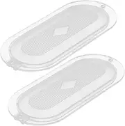 HEATSHAKING 1 Pair Range Hood Light Universal Cooker Hood Lamp Shade Replacement for Home Kitchens Dining Rooms