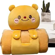 Sleeping Bag Blanket - Cute Kids Nap Mat Portable Soft Sleeping Pad,Travel Pillows, Comfortable Shawl for Family, Friends, Pool, Garden Or Beach