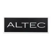 ALTEC Speaker Custom Made Logo Badge Aluminum 106mm(4.17")X39mm(1.54")