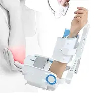 Electric Elbow Rehabilitation Device, Stroke Rehabilitation Arm Elbow Protector, -5°~150° Adjustable Angle, Arm Flexion and Extension Trainer