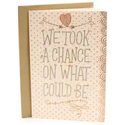 Hallmark 1st Anniversary Card (Chance on What Could Be)