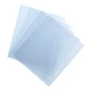 100Pcs 10x6 Inch Shrink Wrap Bags, Blue Clear PVC Heat Shrink Wrap