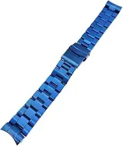 [PnterLoce] 22mm Stainless Steel Watch Strap Curved Solid/Hollow End Links Watch Band fit for Seiko SKX007 SRPD61 Diving Strap Accessories