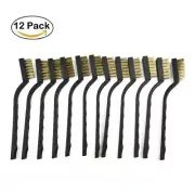 Brass Cleaning brush Mini Scrubbing Steel Paint Rust Remover Polishing