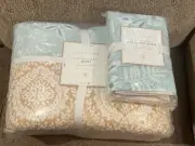 NEW Pottery Barn Teen Nest Patchwork Twin Quilt and Standard Sham