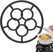 Wok Ring for Stove Burner | Stove Burner Ring Wok Stove Bracket,Air Ring Reducer, Wor Burner Rack, Cast Iron Wok Ring, Support Ring for Coffee Pots, Small Pans
