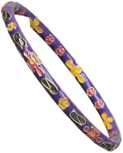 [NXAWUE] Cloisonne Bracelet,Enamel Bracelet, Vintage Cloisonne Enamel Filigree Thin Bangle Bracelet Traditional Handmade Ethnic Bangles Women Fashion Accessories