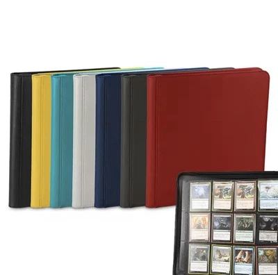 BLUE-12-Pocket TCG Card Binder Holds 480+ Cards – Zip Canvas, Yugioh, Pokemon