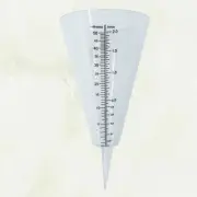 Transparent Rain Measure Tube Gauge Tubes Rainfall Measuring Cup