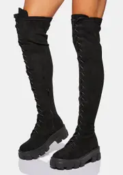 Look Both Ways Thigh High Boots