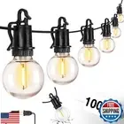 ZJOJO 100FT Outdoor String Lights, G40 Globe Outdoor Lights with 50 Shatterpr