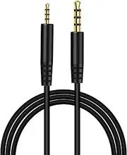 Replacement Bose Headphone Aux Cable Adapter,2.5mm to 3.5mm Audio Stereo Jack Male to Male Cable Wire,Compatible with Bose 700 QuietComfort QC45 QC35II QC35 QC25 Bluetooth Headphones Cord – Black 1.5m