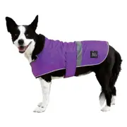 Zeez Dapper Dog Coat - Waterproof - Royal Purple - (56cm) Size 22