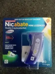 Nicabate Minis 4mg 20 Lozenges....