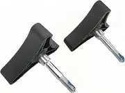 ForconMed Rollator knob,rollator Walker Replacement knobs,Rollator Height Adjustment Knob,Deluxe Aluminum Rollator Accessories - 3 Point Knob W/Bolt, Rollator Replace Parts (1Pair(2PCS),Black)