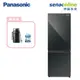 Panasonic 國際 NR-B331VG-X1 325L 雙門玻璃冰箱 鑽石黑 贈 燜燒罐+全家商品卡1000