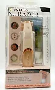 Finishing Touch Flawless NuRazor Rechargeable Plated with Light-SEALED