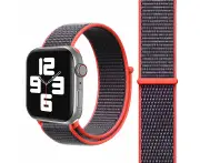 For Apple Watch Series 5,40-mm Case,Nylon Watch Band,Fastener,Magenta