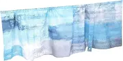 HAWILLOSCH Curtain Valance Short Window Curtains for Kitchen Blackout Modern Decor Easy to Match Furniture