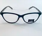 JONES New York Reading Glasses Black, Snake Print Legs, Readers +1.50