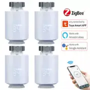 Tuya ZigBee Smart Thermostat Radiator Valve TRV Programmable for Alexa Google