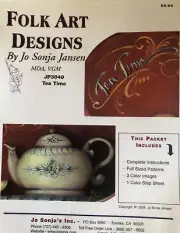 Tole Painting Pattern Packet: Tea Time by Jo Sonja Jansen