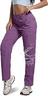 [WENRONSTA] Women's Hiking Cargo Pants Lightweight Quick Dry Waterproof UPF 50+ Camping Fishing Travel Outdoor Work Pants