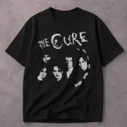 Vintage The Cure Band T-shirt Post Punk Tee Gift for Woman and Man Oversized Tee