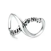 Love Charm Silver plating Bracelet Bangle Best Friend Gifts Jewelry